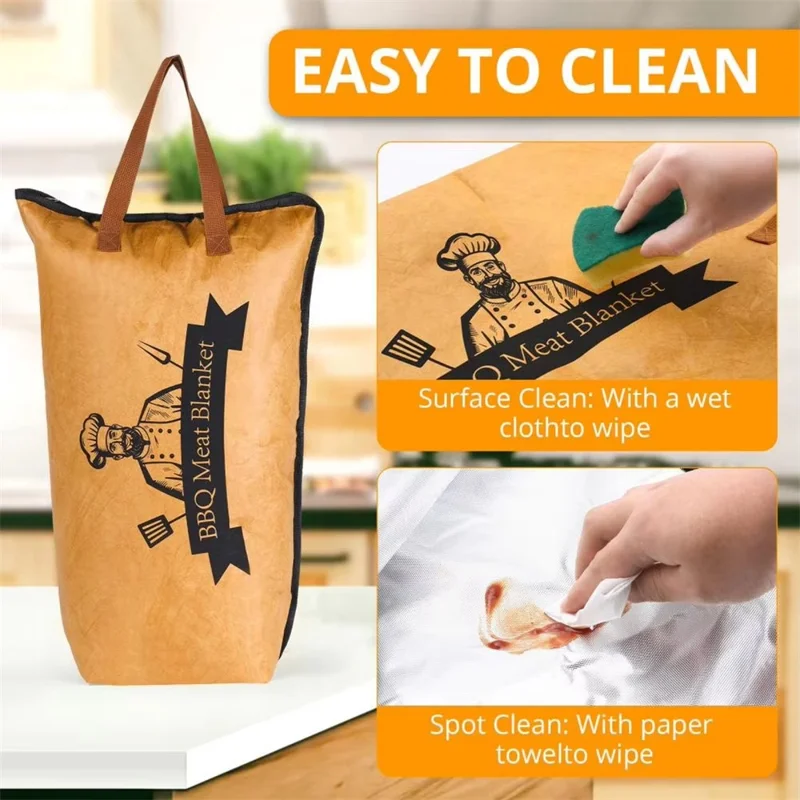 21 Zoll isolierte Kühltasche BBQ Picknick Große Kapazität Alufolien Fleisch Aufbewahrungstasche (BPA-frei, Keine FDA)