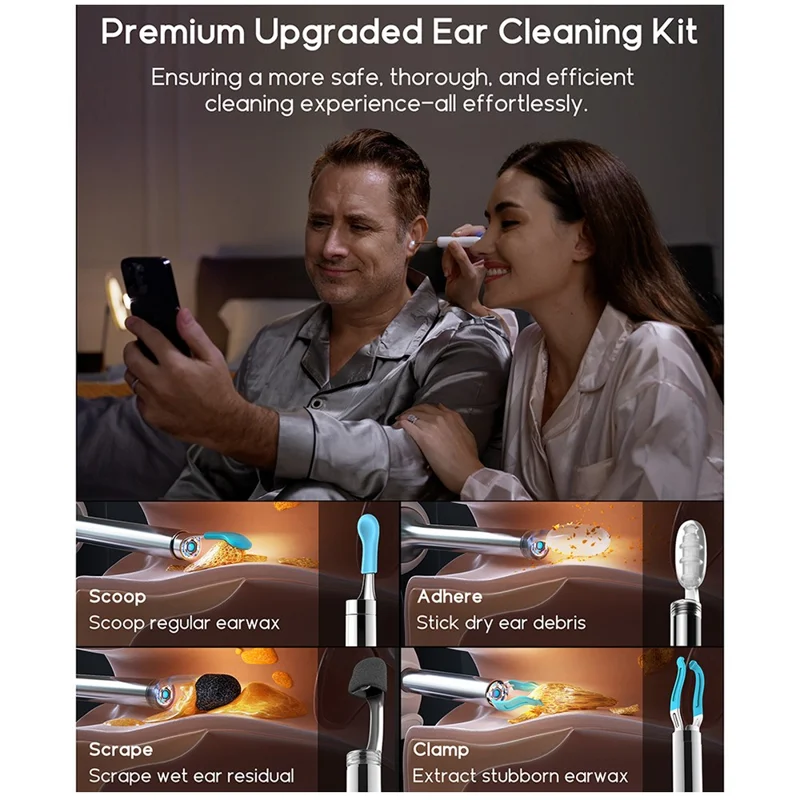 BEBIRD Home 30S 4 in 1 Smart Visual Ear Cleaner Ear Wax Removal Stick HD Endoscope Earpick