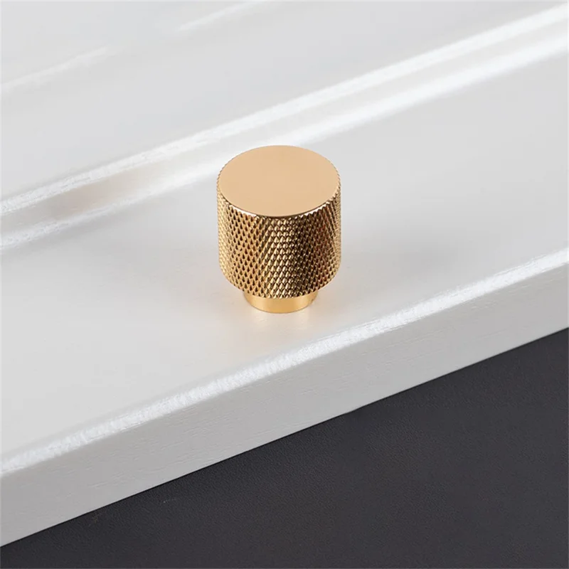 Poignées de style chinois BR70 en laiton massif pour armoire, tiroir, garde-robe 22 x 25 mm - Or