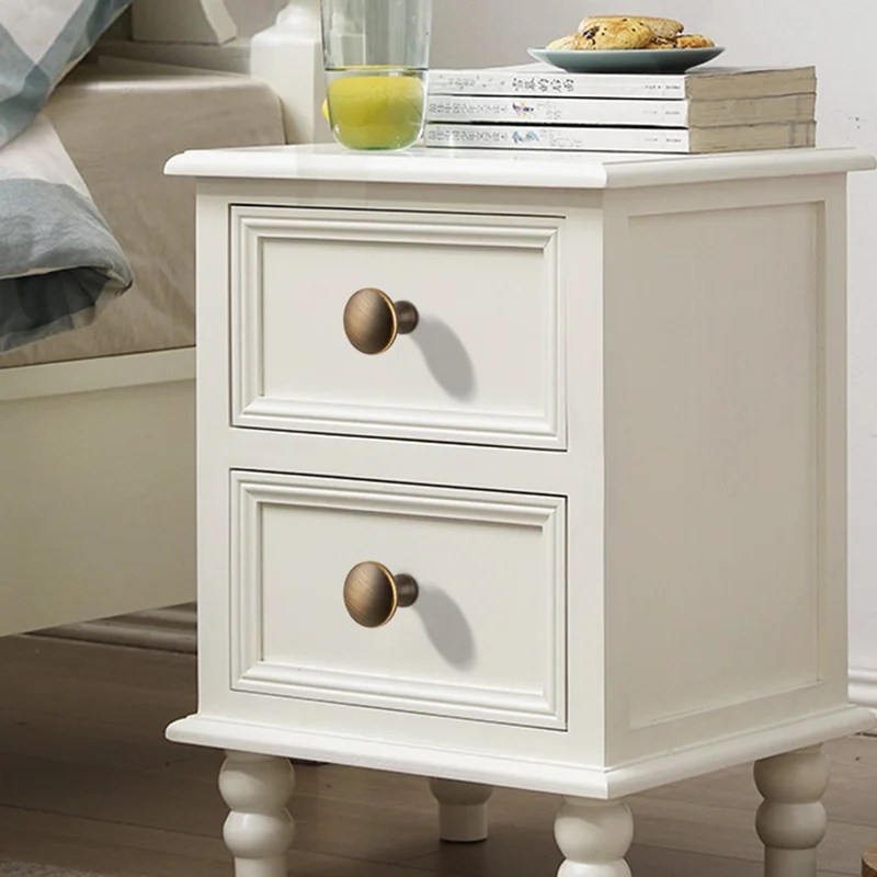 BR97 Pomelli per Cassetti in Ottone Massiccio 32 x 31mm Stile Cinese Moderno Maniglia per Armadio Foro Singolo - Bronzo