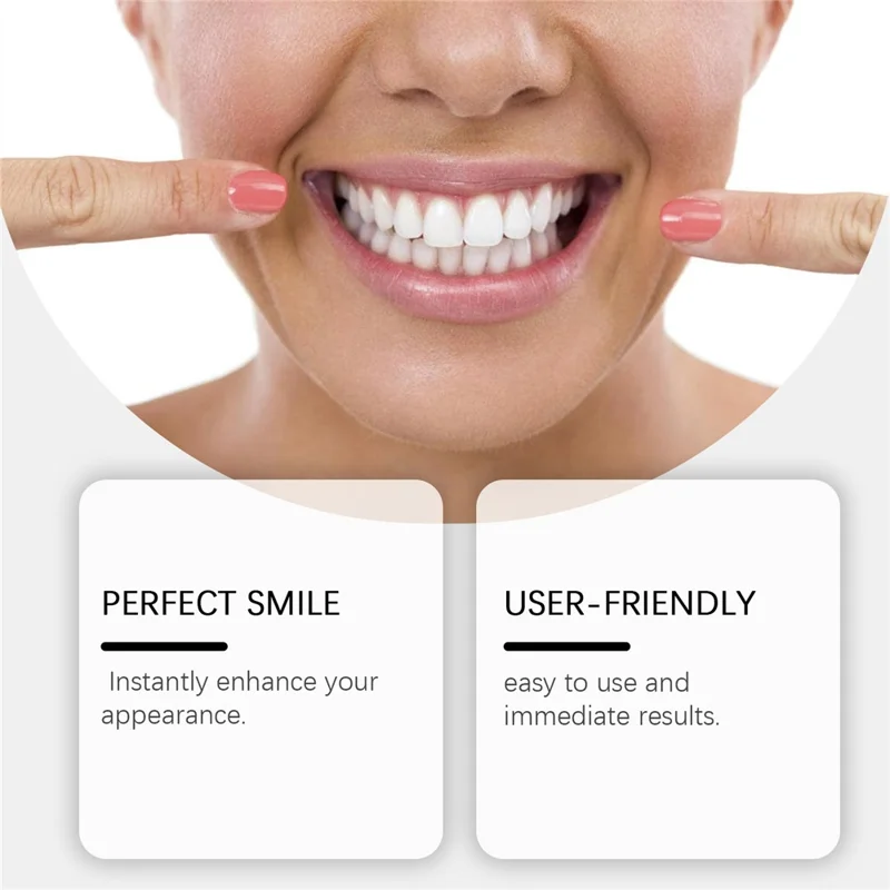 ORALHOE OR-A04-0430-01 Denture Cosmetic Kit Upper / Lower False Teeth for DIY Smile Transformation