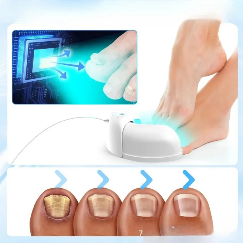 18 Blue + 4 Red LED Retractable U Shaped Smart Sensor UV Nail Light with Timer for Manicure Pedicure - White