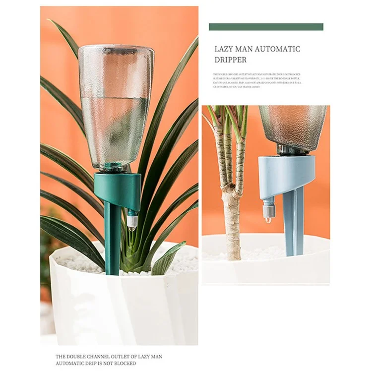 Self Watering -gerät Set Automatisches Pflanzenwasserbewässerungsinstrument Häuser Urlaubsanlage Wässerungsgerät Kit Kit - Blau