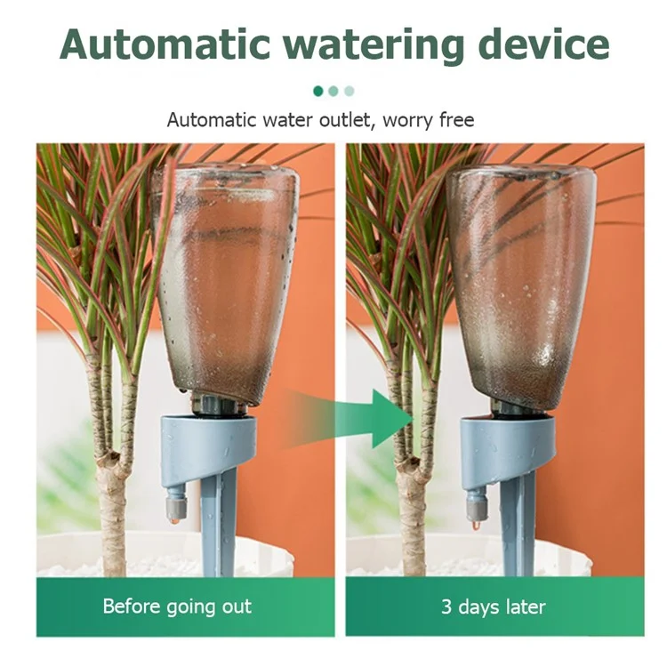 Self Watering -gerät Set Automatisches Pflanzenwasserbewässerungsinstrument Häuser Urlaubsanlage Wässerungsgerät Kit Kit - Blau