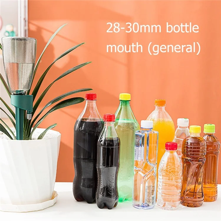 Self Watering Device Set Automatic Plant Water Irrigation Tool Home Vacation Plant Watering Device Kit - Green