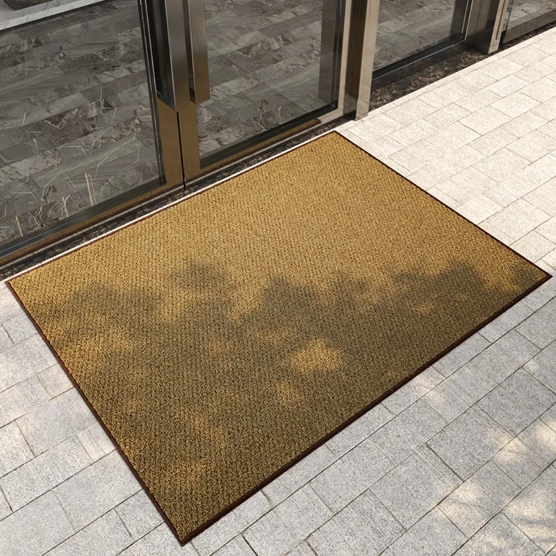 Tappetino Antisporco Rettangolare 60 x 90 cm in Polipropilene Antiscivolo per Ingresso - Marrone