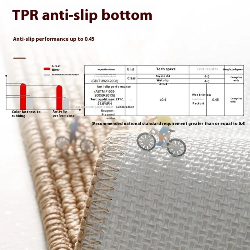 Tappetino per Ingresso 50 x 80 cm con Texture a Loop Cattura Sporco Antiscivolo per Interni ed Esterni - Grigio Scuro