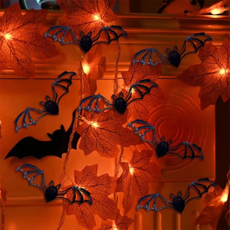 PJ4001 12 Pezzi / Set Adesivi Murali Pipistrelli 3D di Halloween in PVC Rimovibili Spaventosi per Camera da Letto e Soggiorno