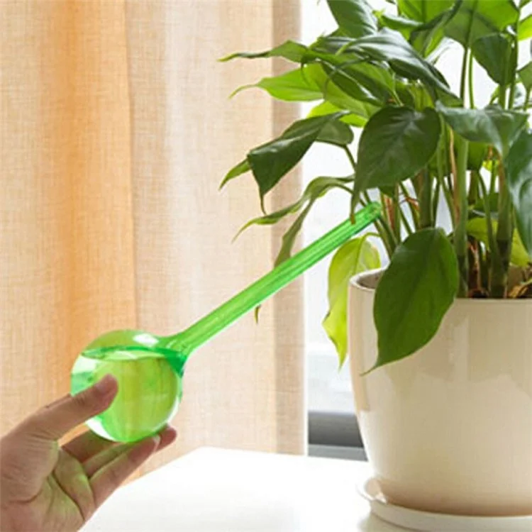 3pcs / Set Pflanzenwässerungsgeräte Automatische Selbstbewässerung Dripper Für Pflanzen PP -wasserkugel Für Garten, Blumentopf (größe: S) - Grün
