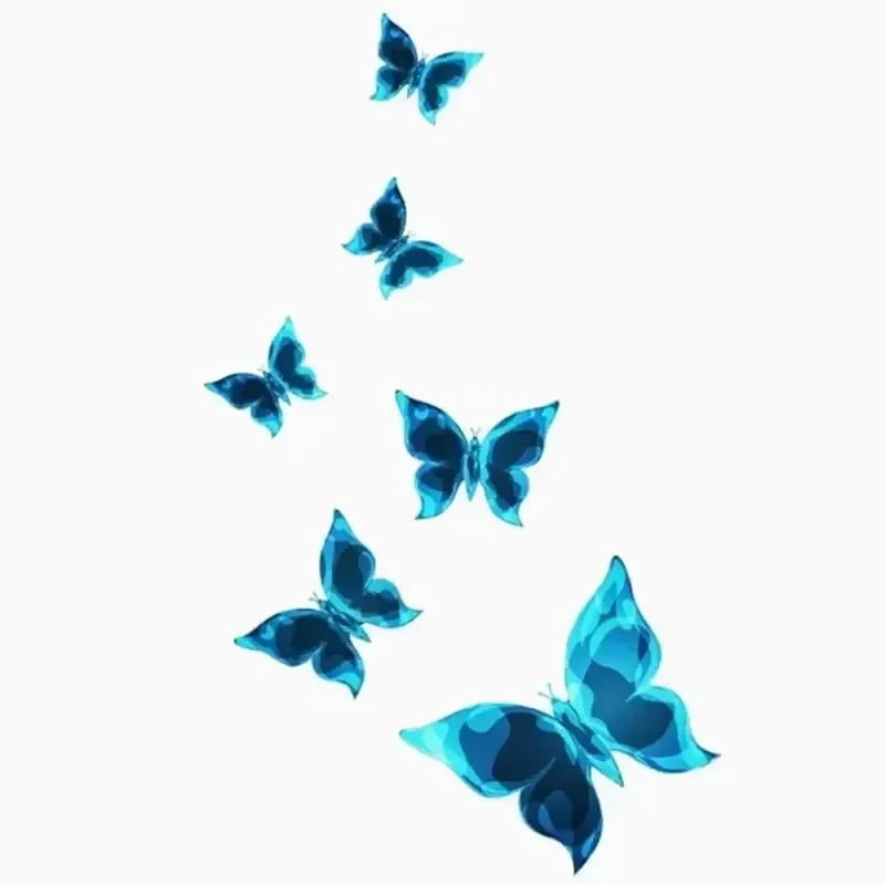 Glow in the Dark Butterfly Light Switch Stickers Self Adhesive Wall Decals for Bedroom Living Room Decoration