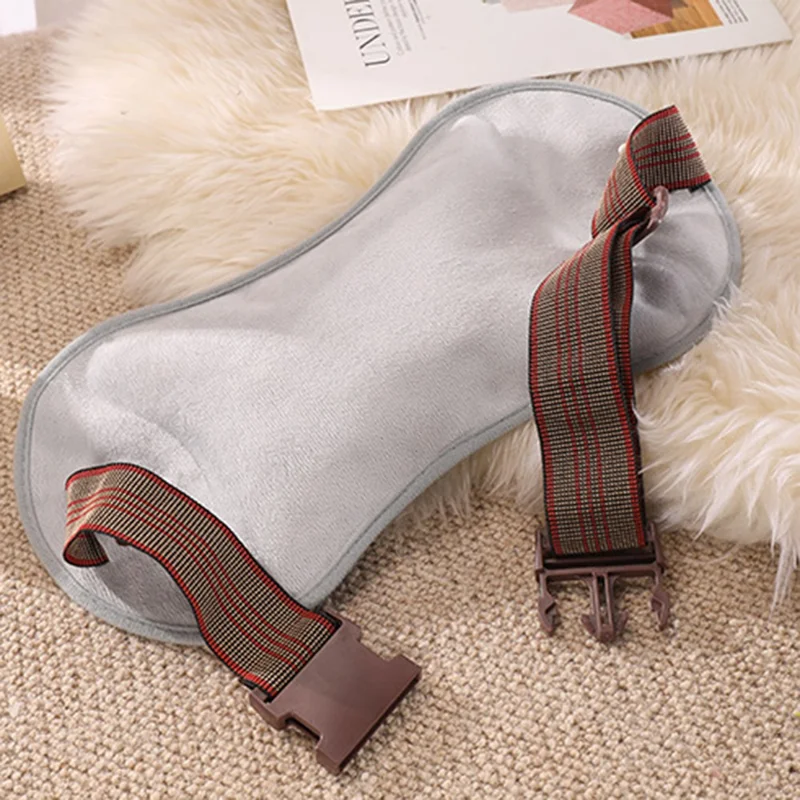 Electric Hot Water Bottle Crystal Fleece Heated Waist Belt for Belly Back Warming Bag