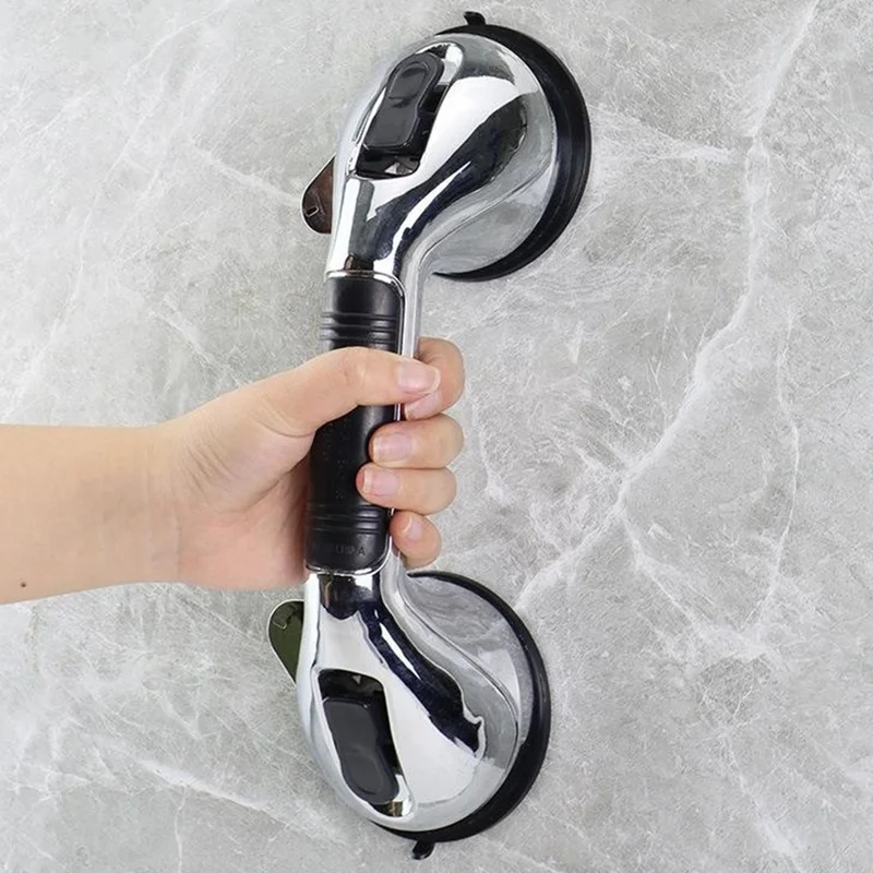 Maniglione di sicurezza con ventosa per bambini e anziani per vasca da bagno, parete e porta in vetro