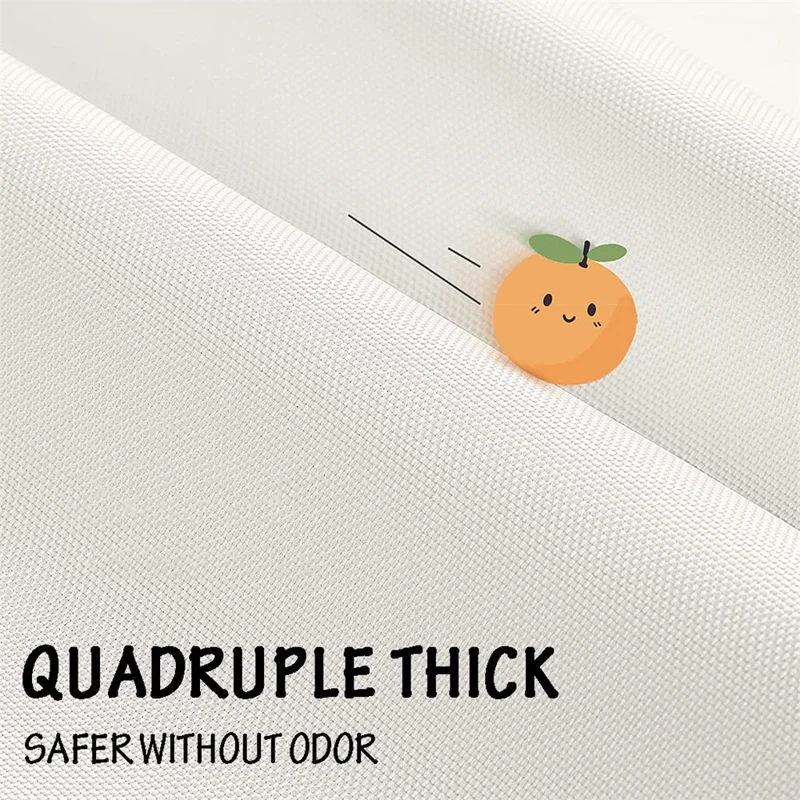 180 x 200 cm Modischer Duschvorhang mit Druck, wasserdicht, mit 12 Haken - Orange