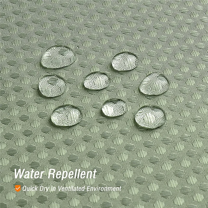 180 x 200 cm enfärgad duschdraperi med rutfält för badrum, fuktskydd, badskiljare – böngrön