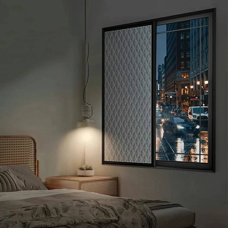 Cortina térmica de aislamiento de grafeno de 130 x 150 cm, autoadhesiva y cortavientos para invierno