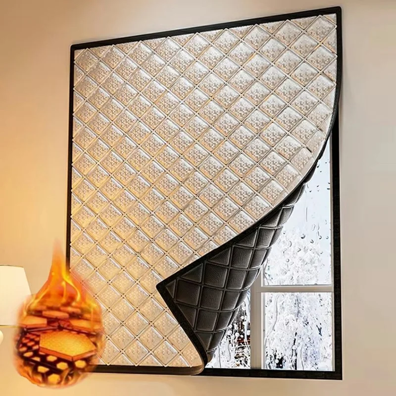 Tenda Termica da 148 x 150 cm in Grafene, Isolante, Autoadesiva, Antivento per Finestre Invernale