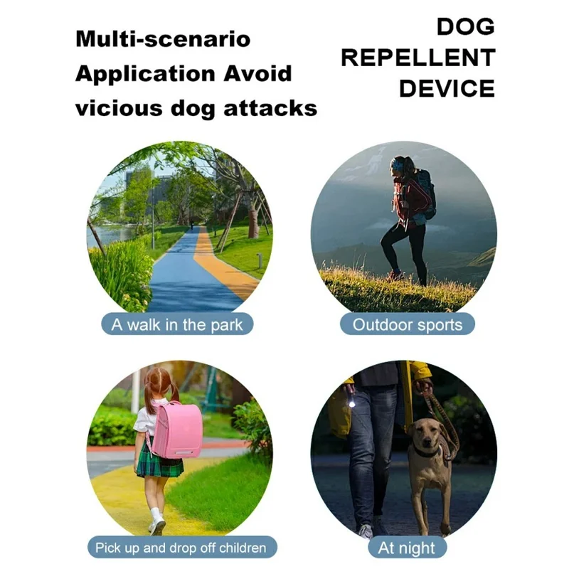 Dispositivo P10 ad ultrasuoni a 3 testine per il controllo del comportamento dei cani, deterrente anti-abbaio ad alta potenza