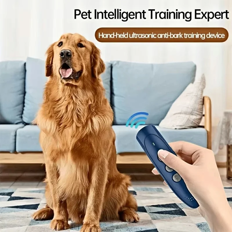 P03 Dispositivo di addestramento portatile a ultrasuoni per cani Deterrente antilattato ricaricabile