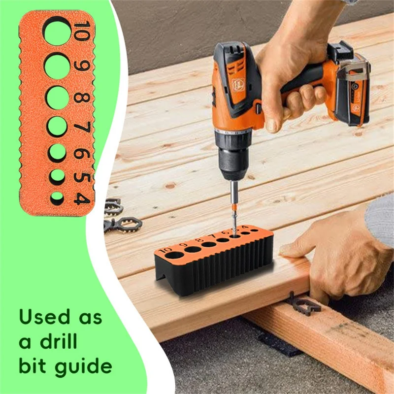 Plastic Drill Guide Tool For Electric Drill Precision Positioning Multi Functional Drilling Aid