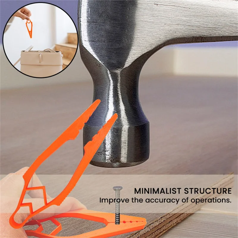 Plastic Nail Holder Guide for Hammer Precision Positioning Nail Fixing Tool DIY Woodworking Aid