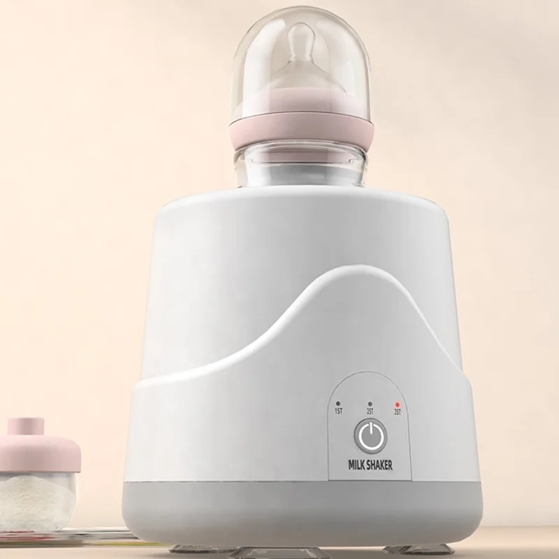 Baby Formula Mixer 3 Gears Electric Automatic Baby Milk Bottle Shaker - Pink