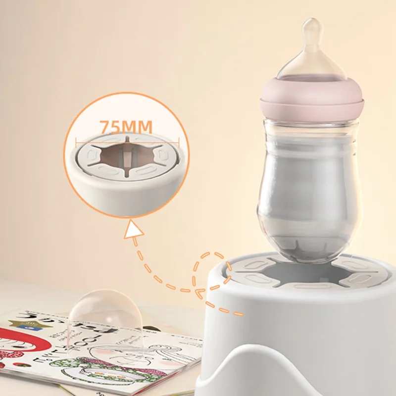 Baby Formula Mixer 3 Gears Electric Automatic Baby Milk Bottle Shaker - Pink
