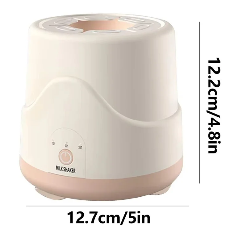 Baby Formula Mixer 3 Gears Electric Automatic Baby Milk Bottle Shaker - Pink