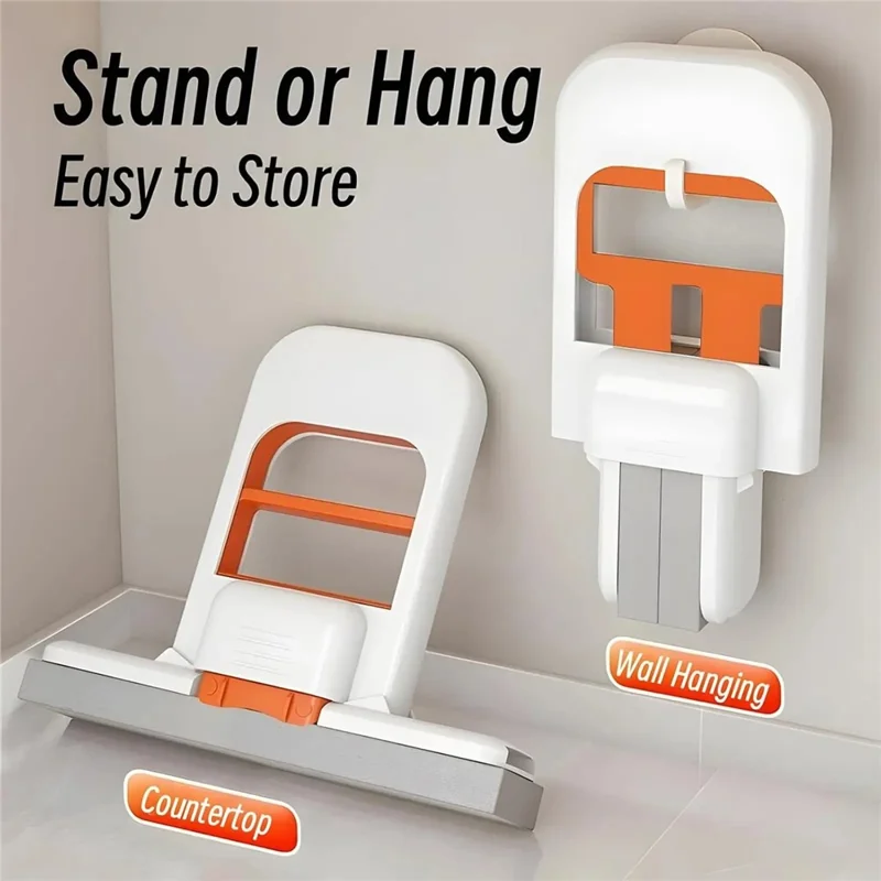 Mini Handheld Mop Sponge Head Foldable Floor Cleaner for Bathroom Kitchen Table Car Interior