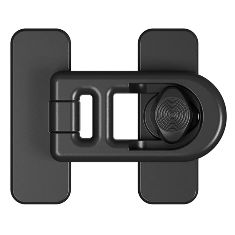 V80 Keyless Cabinet Refrigerator Lock Drill Free Adhesive Child Safety Lock Baby Anti Pinch Device - Black