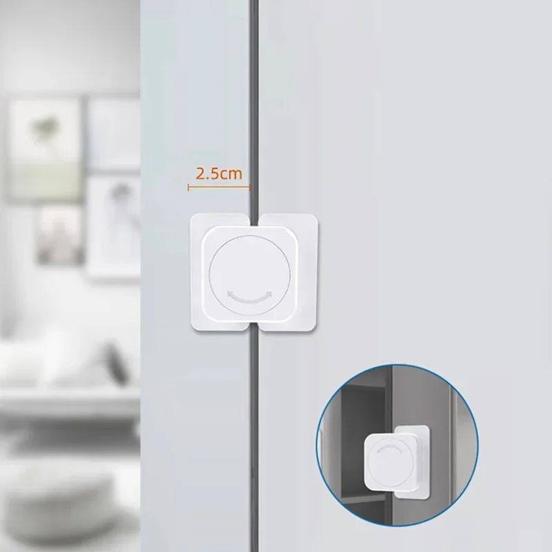 Child Safety Drawer Lock for Cabinet Refrigerator Baby Proofing Latch Prevent Finger Pinching - FS18A