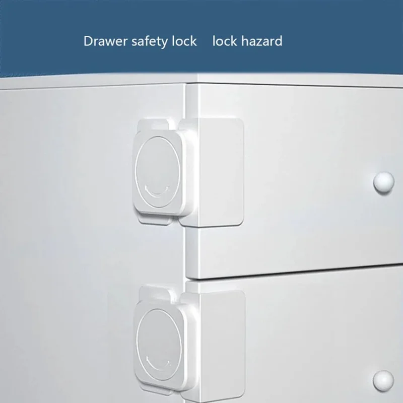 Child Safety Drawer Lock for Cabinet Refrigerator Baby Proofing Latch Prevent Finger Pinching - FS18A