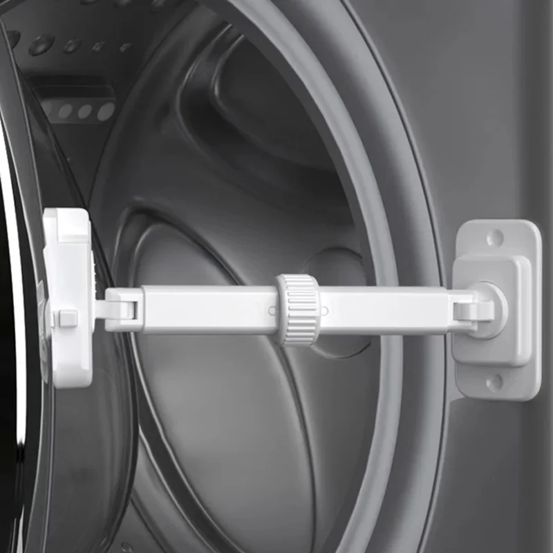 FT1 Keyless Window Lock Limiter Adjustable Length Baby Safety Lock No Drill Sliding Door Lock - White