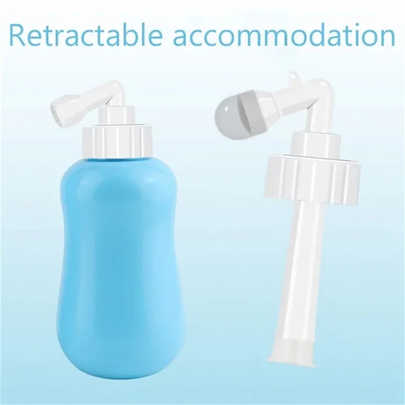 Dispositivo de limpieza personal portátil y expandible de 450 ml con rociador Bidet