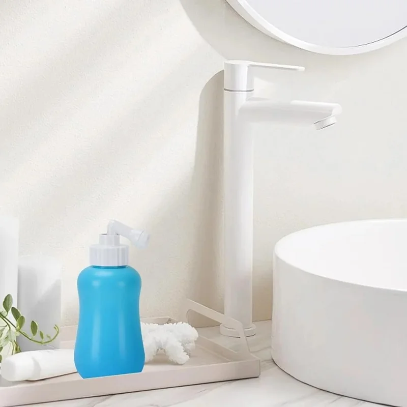 Dispositivo de limpieza personal portátil y expandible de 450 ml con rociador Bidet