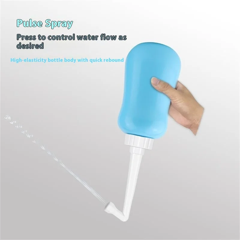 600 ml Bärbar Utvecklingsbar Bidétvättflaska Handhållen Personlig Hygienrengöringsanordning
