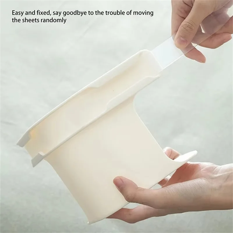 4Pcs Bed Sheet Fasteners Multi-Function Large Sheet Holder Clips Anti-Slip Secure Grip - White