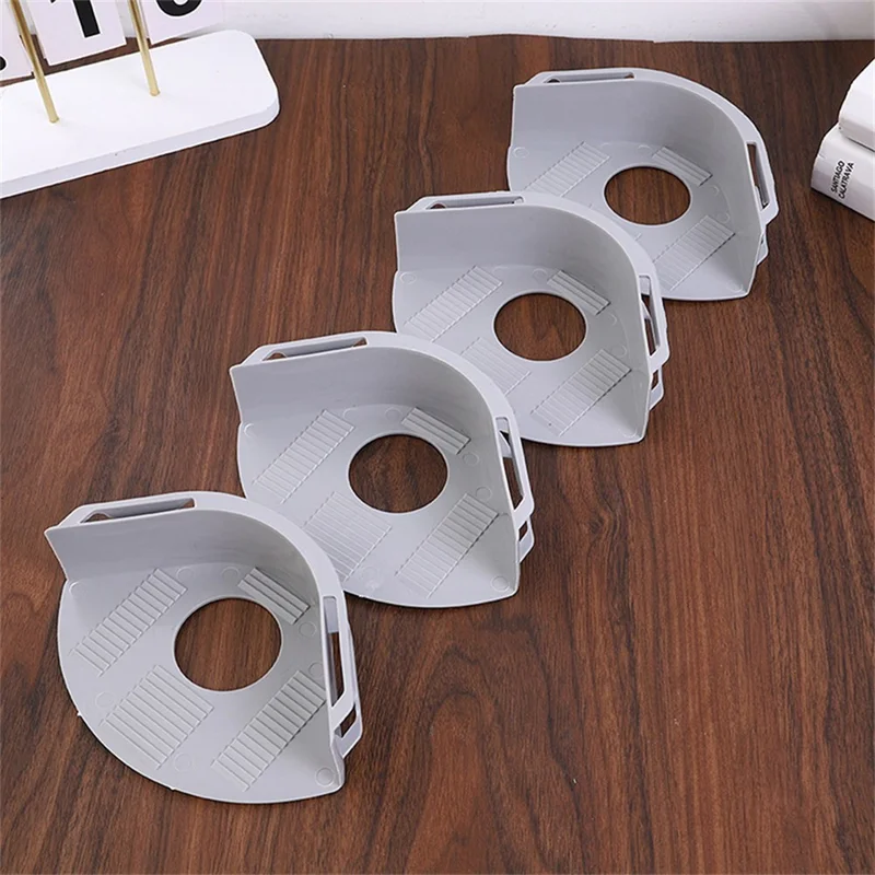 4Pcs Bed Sheet Fasteners Multi-Function Small Sheet Straps Anti-Slip Clip Holders - Grey