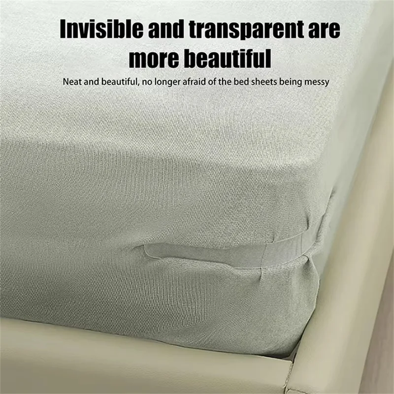 4Pcs Bed Sheet Fasteners Multi-Function Small Sheet Straps Anti-Slip Clip Holders - Grey