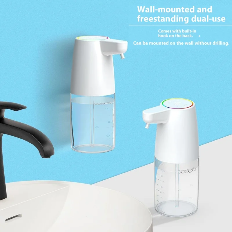 450ml Automatic Soap Dispenser Touchless Foaming Hand Wash Machine Infrared Sensor - Foam Version