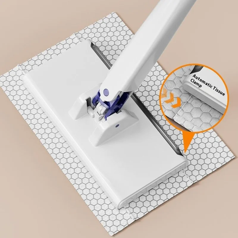 Automatic Cloth Clip Mop Face Towel Mop Household Cleaning Tool