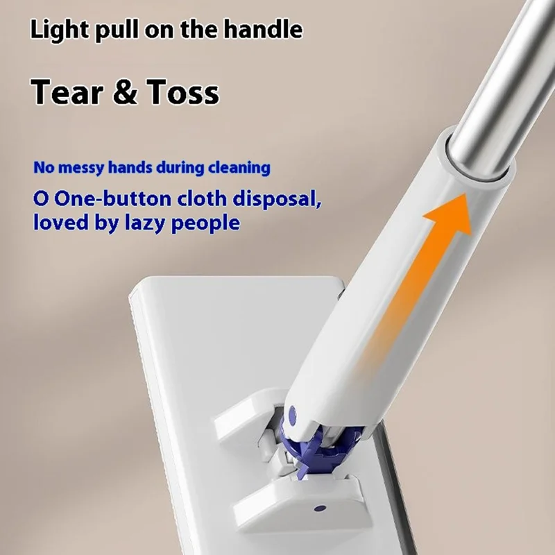 Automatic Cloth Clip Mop Face Towel Mop Household Cleaning Tool