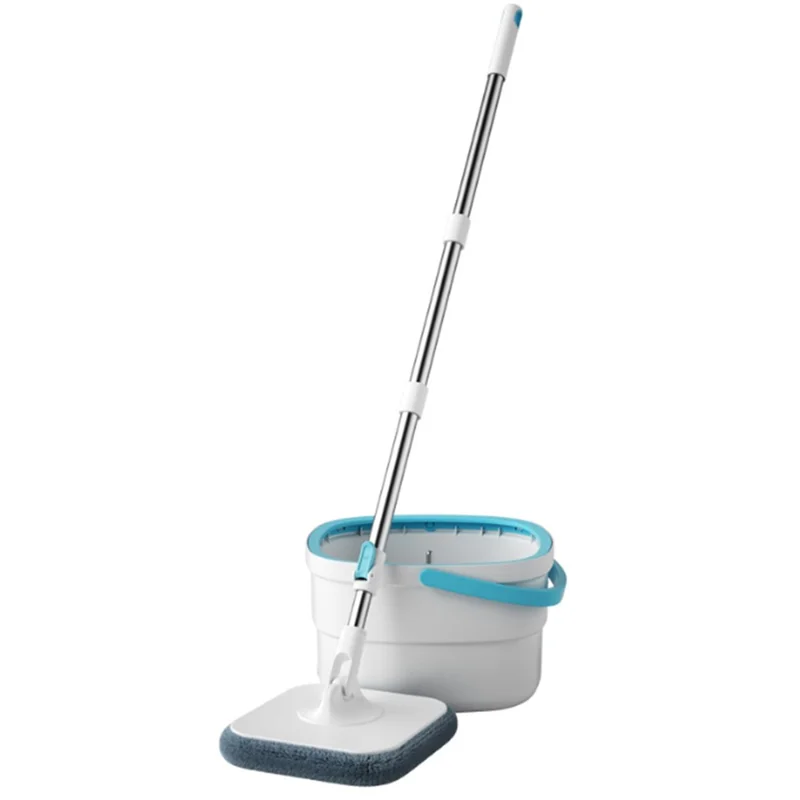 Hands-Free Spin Mop and Bucket Set Floor Mop Kit with Separate Dirty Water System