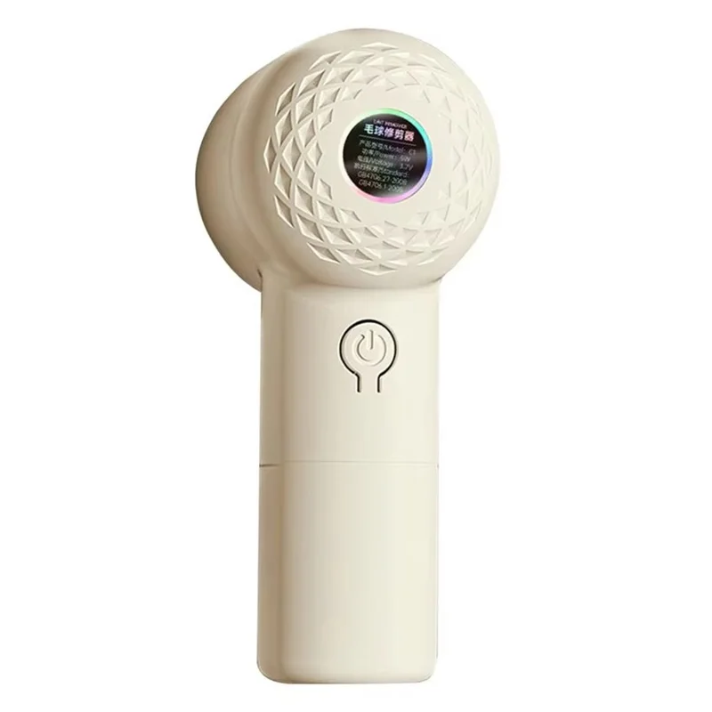 Pour le rasoir électrique rechargeable par USB en tissu, l'épilateur portable, le coupe-peluches et le coupe-boules - Abricot