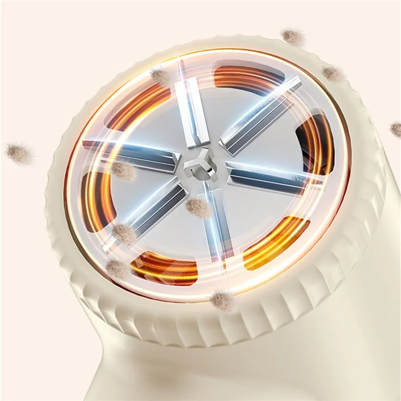 Pour le rasoir électrique rechargeable par USB en tissu, l'épilateur portable, le coupe-peluches et le coupe-boules - Abricot