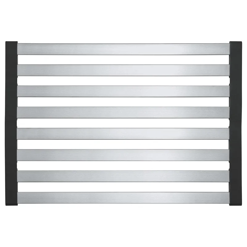 Foldable Extendable Over Sink Dish Drying Rack 304 Stainless Steel Kitchen Organizer Storage Shelf 50 x 32.5cm