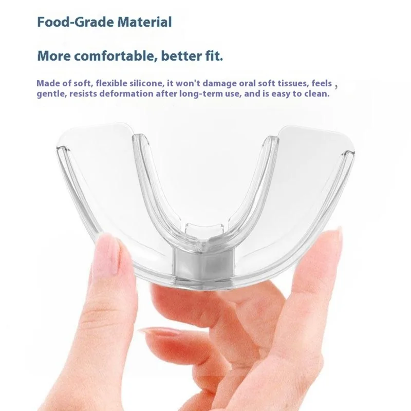 Soft Silicone Anti Snoring Mouth Guard Sleeping Aid Gift Better Breath Snoring Prevention