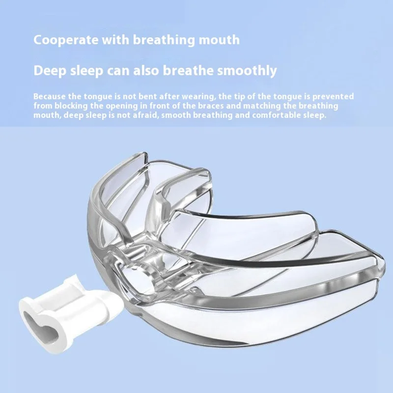 Soft Silicone Anti Snoring Mouth Guard Sleeping Aid Gift Better Breath Snoring Prevention