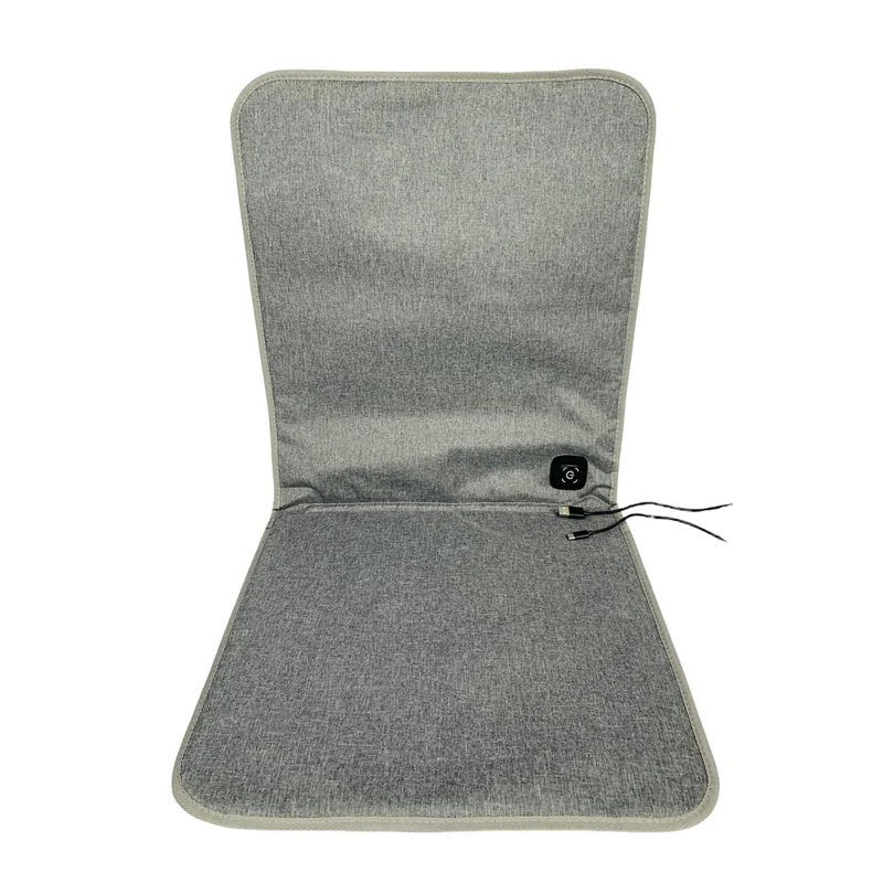 DT-90x43-2S 43 x 90cm USB Heated Integrated Backrest and Seat Cushion for Office Chair Oxford Fabric Quick Heating Pad