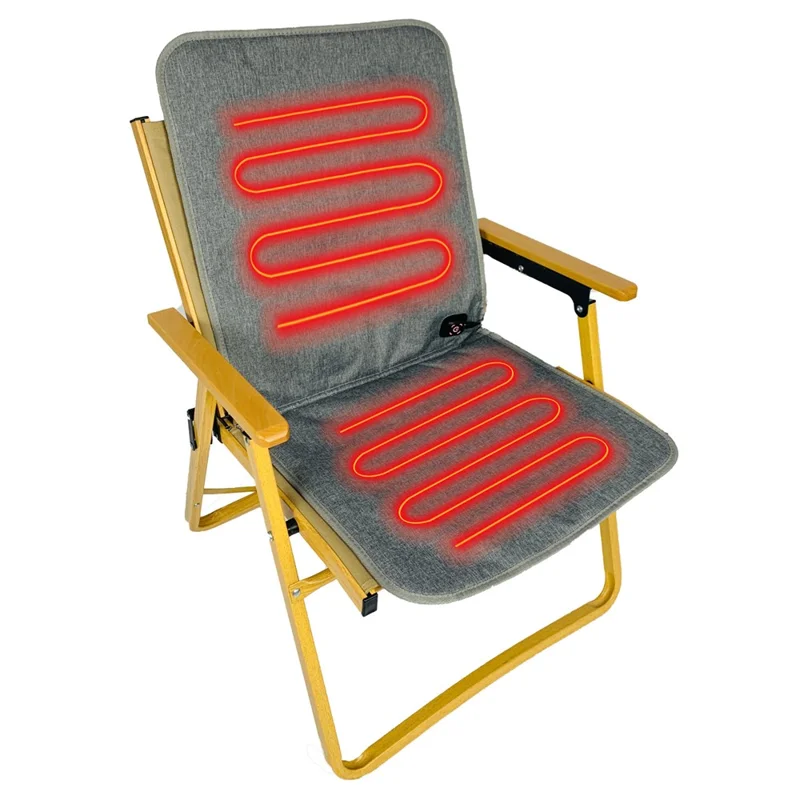 DT-90x43-2S 43 x 90cm USB Heated Integrated Backrest and Seat Cushion for Office Chair Oxford Fabric Quick Heating Pad