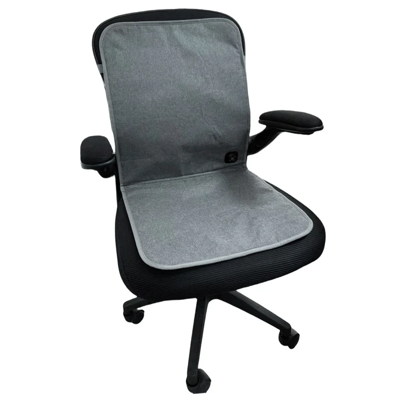 DT-90x43-2S 43 x 90cm USB Heated Integrated Backrest and Seat Cushion for Office Chair Oxford Fabric Quick Heating Pad